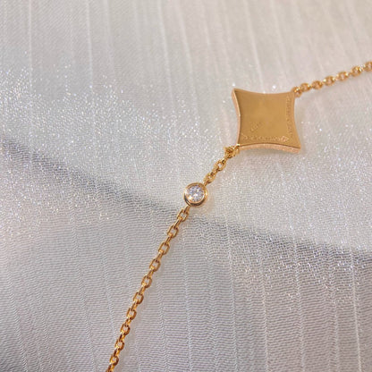 [Angela Jewellery]COLOR STAR CARNELIAN PINK GOLD DIAMOND BRACELET