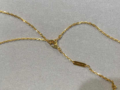 [Angela Jewellery]CLOVER 25MM NECKLACE GOLD CARNELIAN