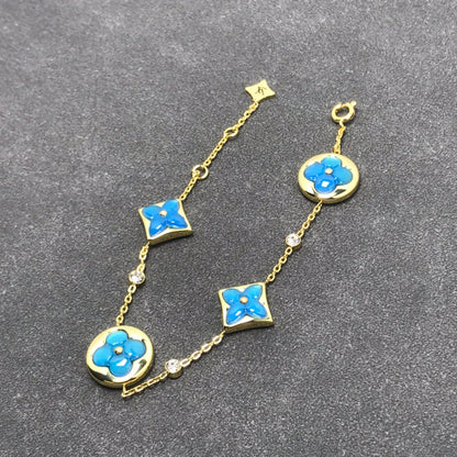 [Angela Jewellery]STAR AND SUN TURQUOISE 4 MOTIFS 3 DIAMONDS