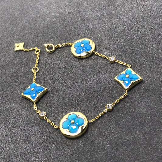 [Angela Jewellery]STAR AND SUN TURQUOISE 4 MOTIFS 3 DIAMONDS