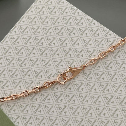 [Angela Jewellery]LUCKY SPRING 15 MOTIFS ROSE GOLD NECKLACE