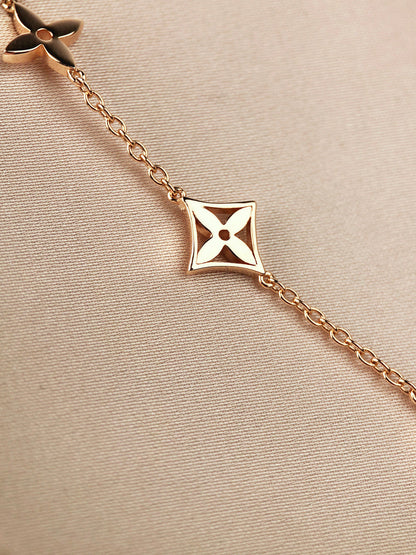 [Angela Jewellery]STAR AND SUN 7 MOTIFS GOLD BRACELET
