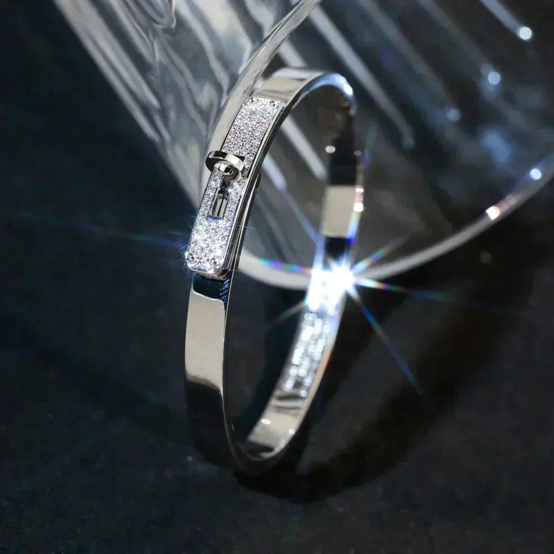 [Angela Jewellery]KELLY SILVER DIAMOND BRACELET