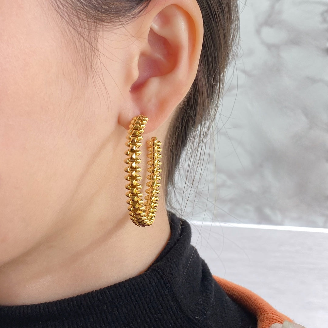 [Angela Jewellery]CLASH HOOP EARRINGS