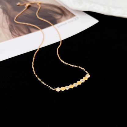 [Angela Jewellery]BEE MY LOVE DIAMOND NECKLACE