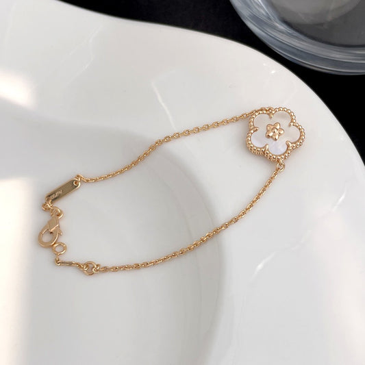 [Angela Jewellery]LUCKY SPRING ROSE GOLD MOP BRACELET
