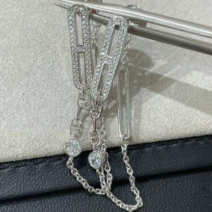 [Angela Jewellery]CHAINE CHAOS DIAMOND DROP EARRINGS