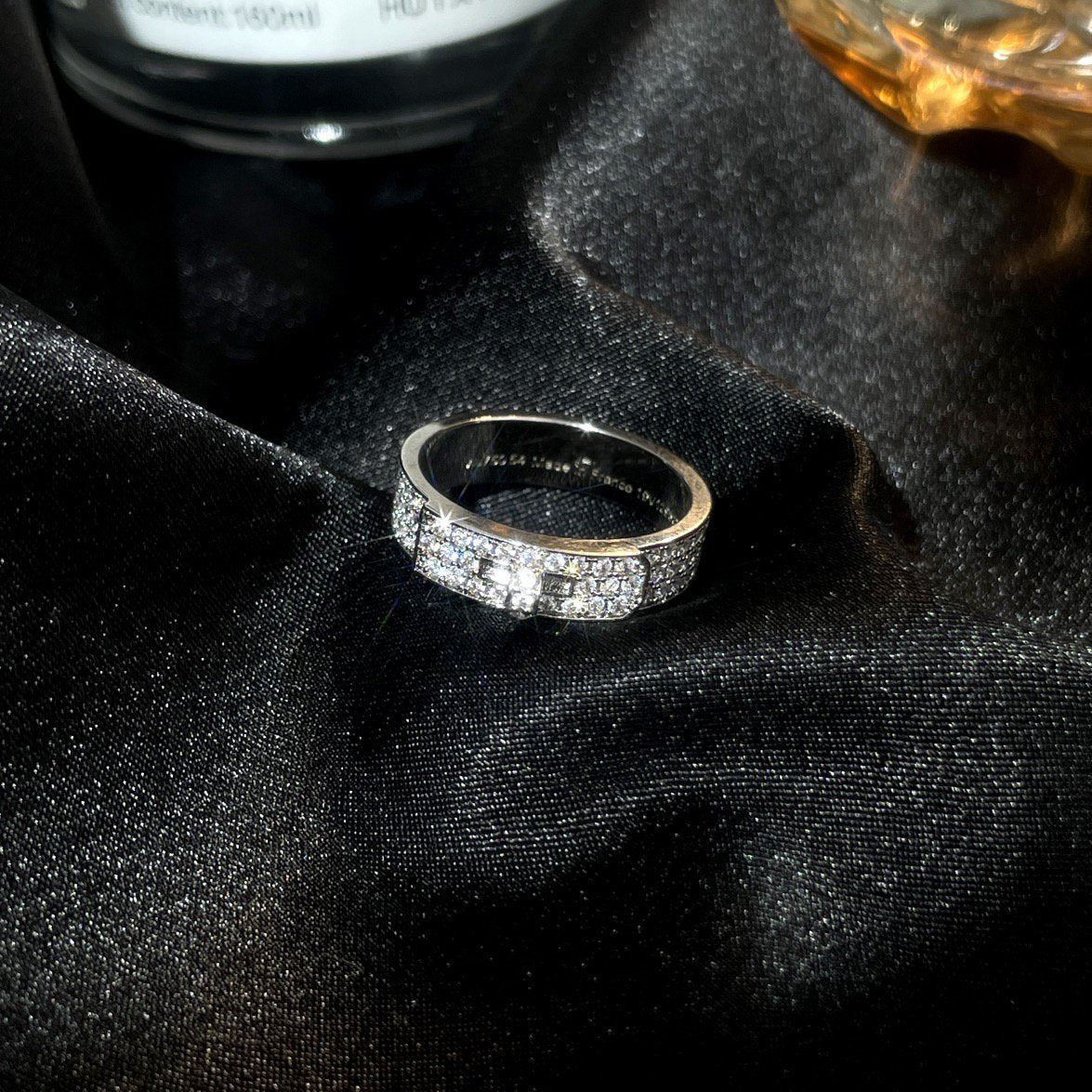 [Angela Jewellery]KELLY SILVER DIAMOND RING