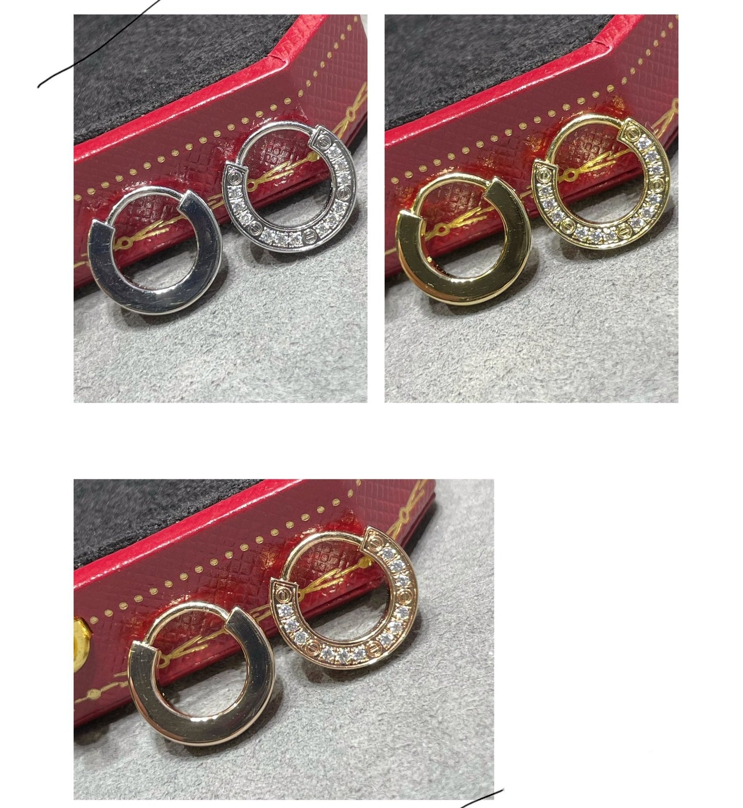 [Angela Jewellery]LOVE DIAMOND EARRINGS