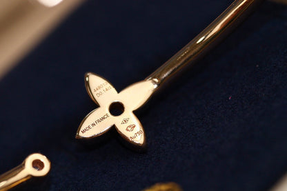 [Angela Jewellery]IDYLLE PINK GOLD OPEN BRACELET DIAMOND PAVED