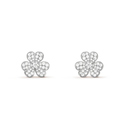 [Angela Jewellery]CLOVER COMOS DIAMOND EARRINGS SILVER