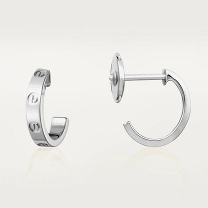 [Angela Jewellery]LOVE EARRINGS 2.65MM SILVER