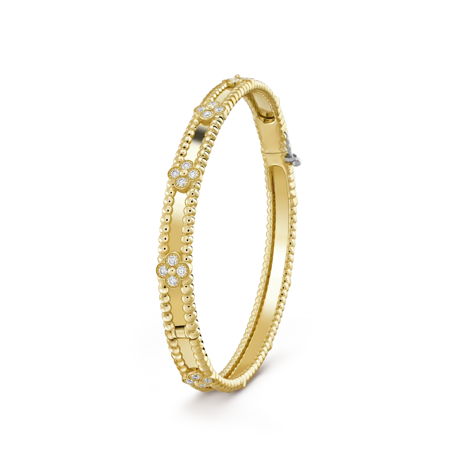 [Angela Jewellery]CLOVER BRACELET 4MM DIAMONDS