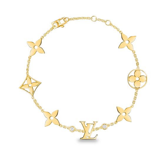 [Angela Jewellery]STAR AND SUN 7 MOTIFS GOLD BRACELET