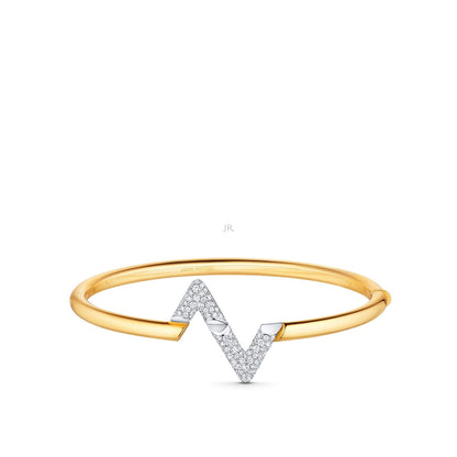 [Angela Jewellery]VOLTE UPSITE DOWN GOLD DIAMOND BRACELET