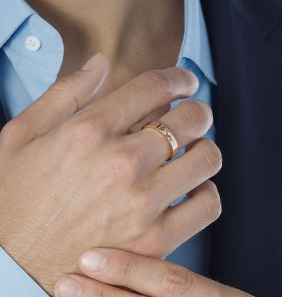 [Angela Jewellery]ALLIANCE LIENS VIDENCE 4MM RING