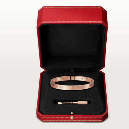 [Angela Jewellery]LOVE BRACELET 6.1MM 4 DIAMONDS