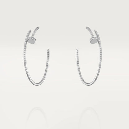 [Angela Jewellery]JUSTE EARRINGS FULL DIAMONDS 1.8MM