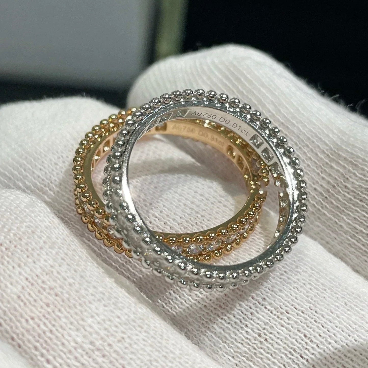 [Angela Jewellery]PERLEE DIAMOND SILVER RING