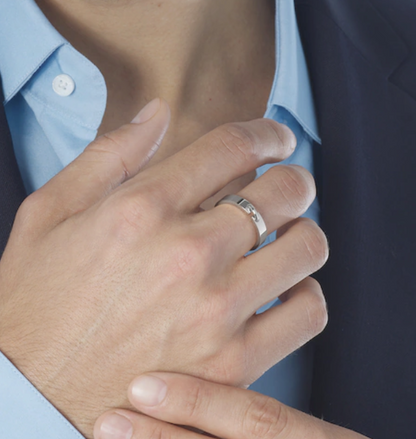 [Angela Jewellery]ALLIANCE LIENS VIDENCE 4MM RING