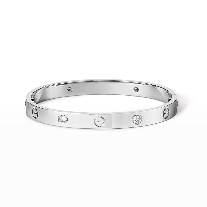[Angela Jewellery]LOVE BRACELET 6.1MM 4 DIAMONDS