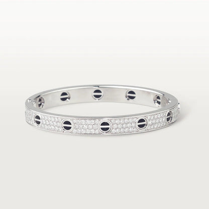 [Angela Jewellery]LOVE BRACELET 6.1MM DIAMOND-PAVED CERAMIC