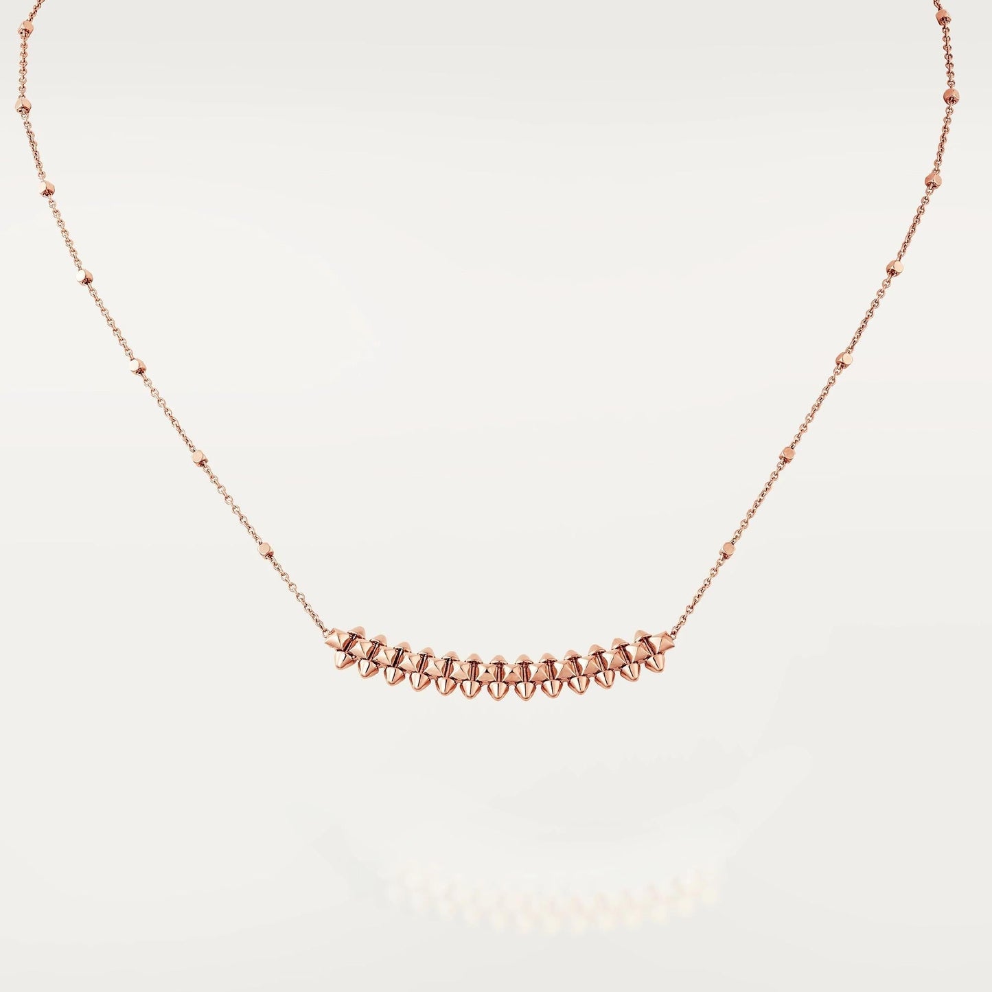 [Angela Jewellery]CLASH PINK GOLD NECKLACE