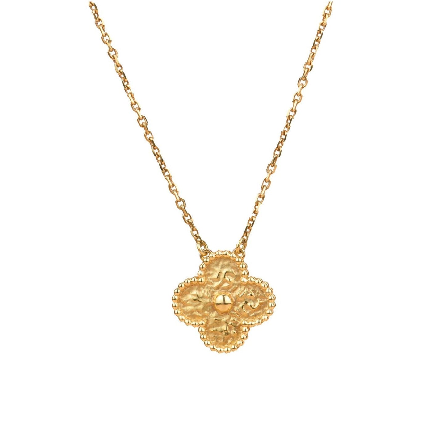 [Angela Jewellery]CLOVER 15MM  BRONZING NECKLACE