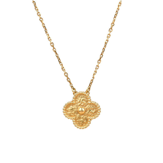 [Angela Jewellery]CLOVER 15MM  BRONZING NECKLACE
