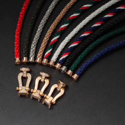 [Angela Jewellery]FORCE LARGE HORSESHOE FULL DIAMOND BRACELET GOLD