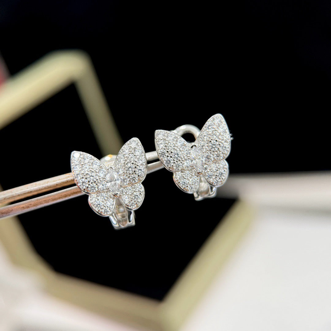 [Angela Jewellery]BUTTERFLY ALL DIAMOND EARRINGS