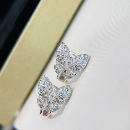 [Angela Jewellery]BUTTERFLY ALL DIAMOND EARRINGS