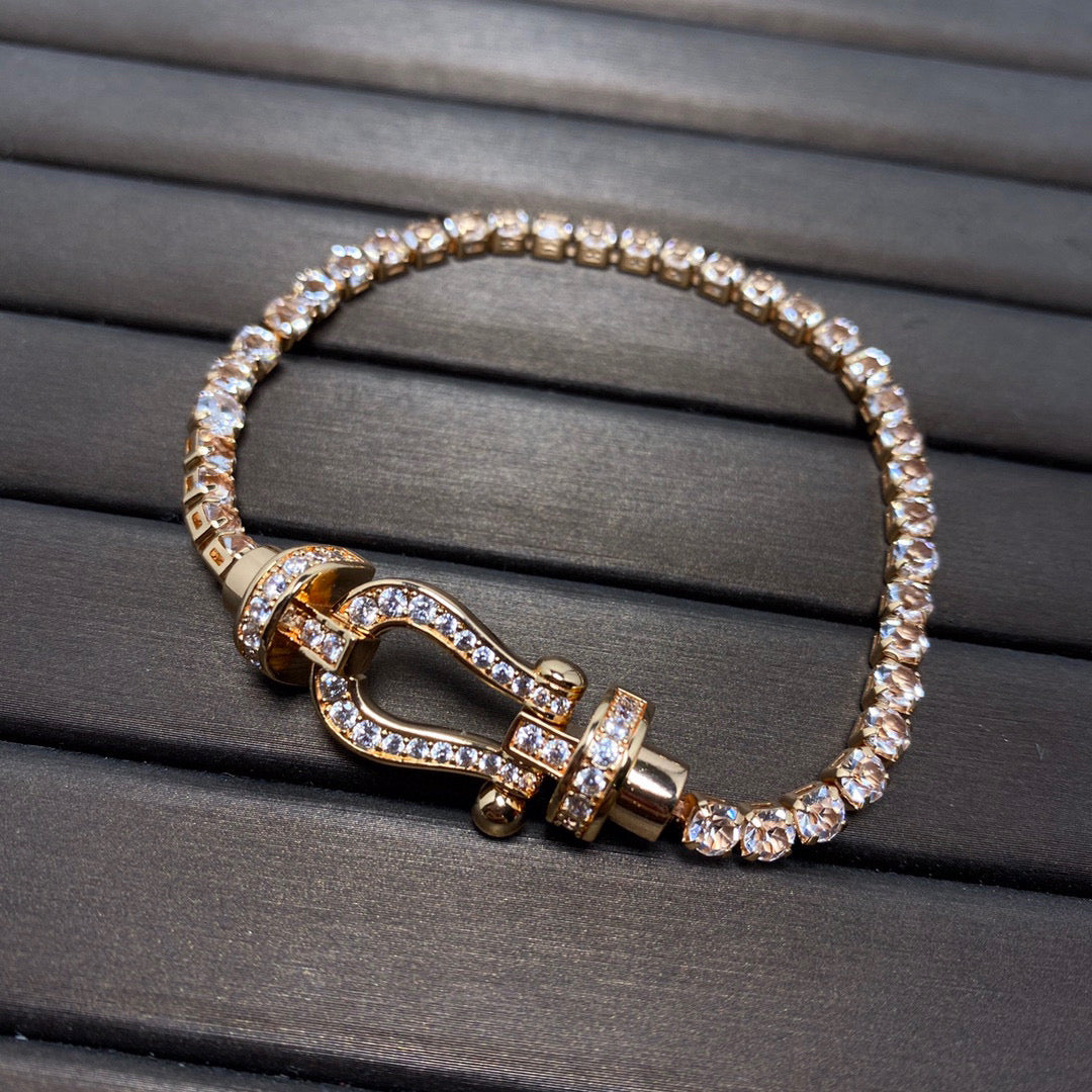[Angela Jewellery]FORCE  HORSESHOE  DIAMOND TENNIS BRACELET