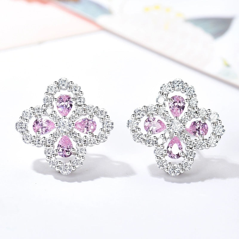 [Angela Jewellery]LOOP EARRINGS FULL MOTIF DIAMOND 16MM