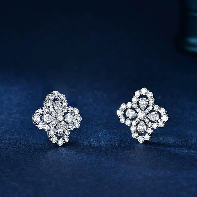[Angela Jewellery]LOOP EARRINGS FULL MOTIF DIAMOND 16MM