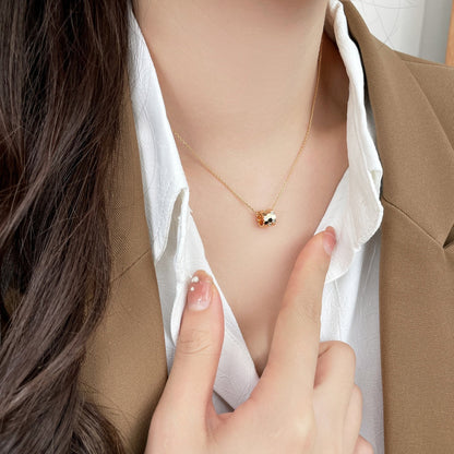 [Angela Jewellery]BEE MINI PEDANT DIAMOND NECKLACE