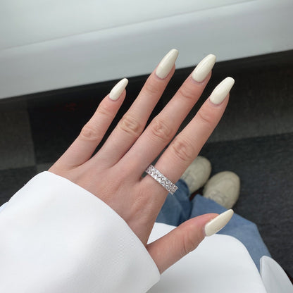 Angela Jewelry]Sparkling Full Heart Ring