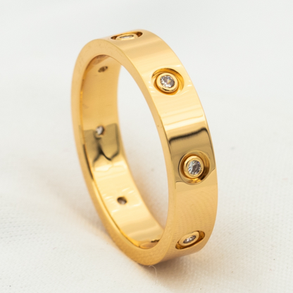 [Angela Jewellery]LOVE RING 3.6MM 8 DIAMONDS