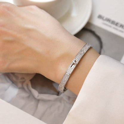 [Angela Jewellery]KELLY BRACELET DIAMOND PAVED