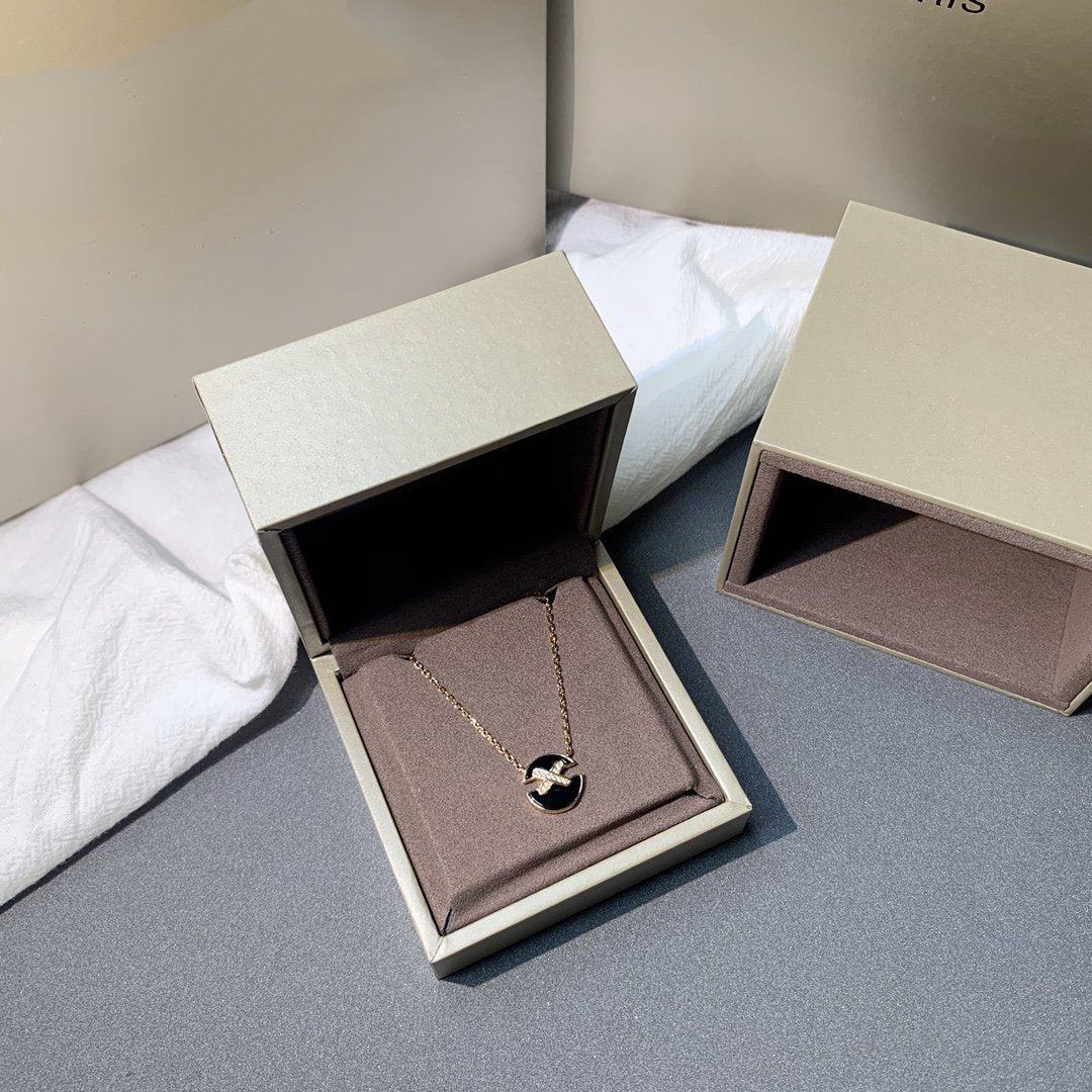 [Angela Jewellery]JEUX DE PINK GOLD DIAMOND NECKLACE