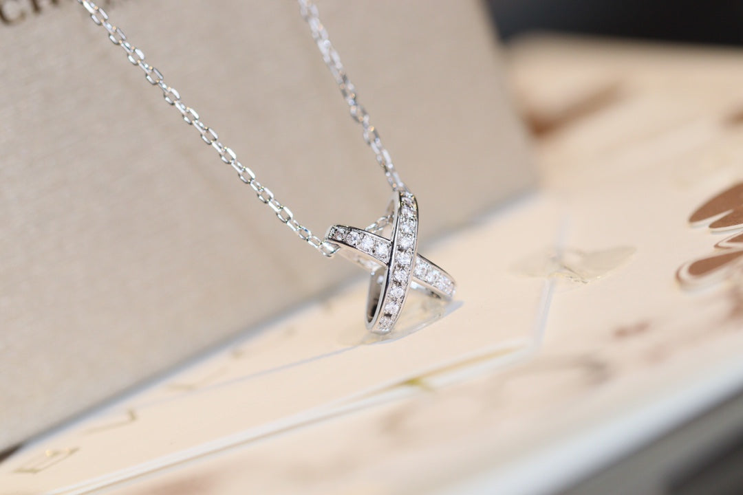 [Angela Jewellery]JEUX DE DIAMOND NECKLACE