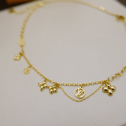 [Angela Jewellery]BLOOMING SUPPLE NECKLACE BRASS