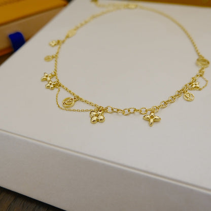 [Angela Jewellery]BLOOMING SUPPLE NECKLACE BRASS