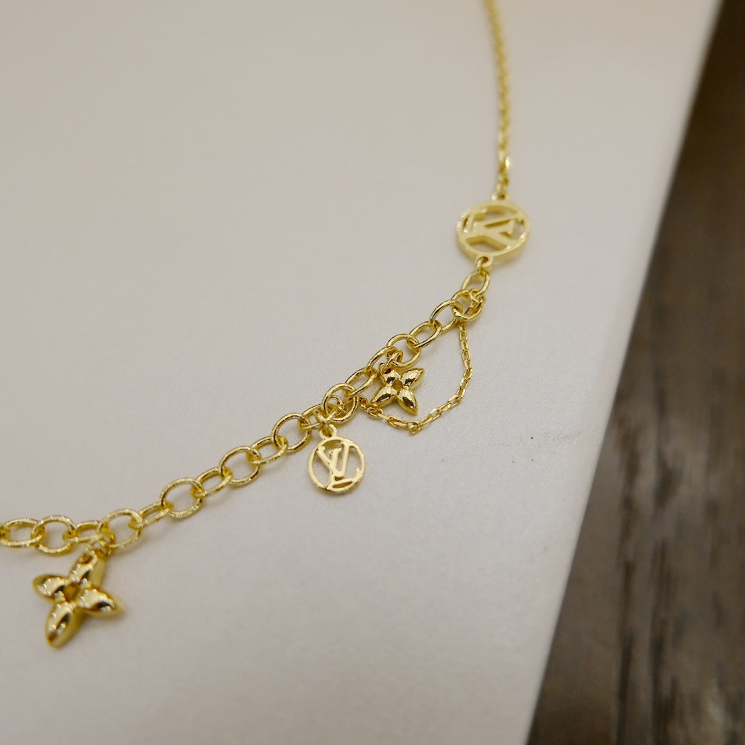 [Angela Jewellery]BLOOMING SUPPLE NECKLACE BRASS