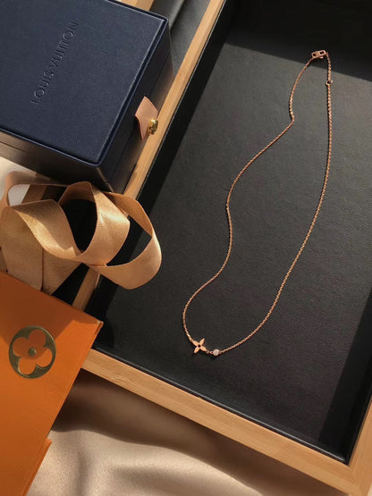 [Angela Jewellery]BLOSSOM PENDANT PINK GOLD AND DIAMOND