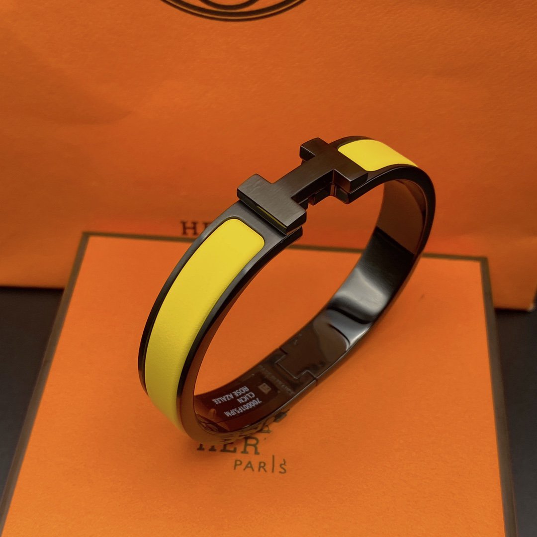 [Angela Jewellery]CLIC HM SO BLACK YELLOW BRACELET