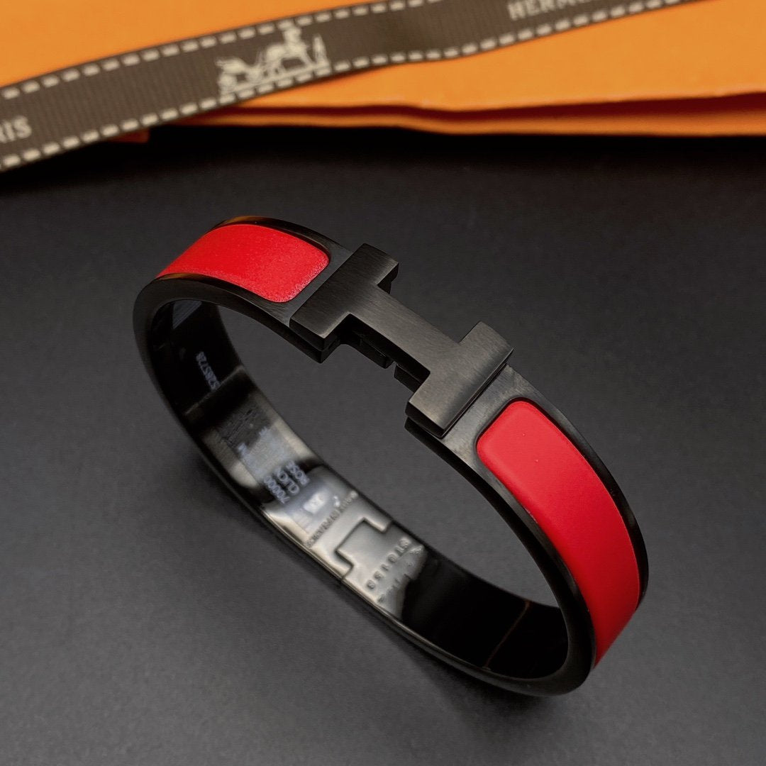 [Angela Jewellery]CLIC HM SO BLACK RED BRACELET