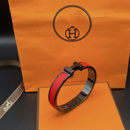 [Angela Jewellery]CLIC HM SO BLACK RED BRACELET