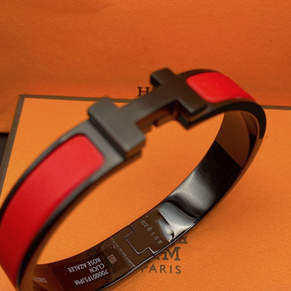 [Angela Jewellery]CLIC HM SO BLACK RED BRACELET