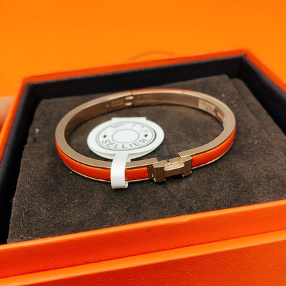 [Angela Jewellery]CLASSIC HM CLIC RED 8MM ENAMEL BRACELET